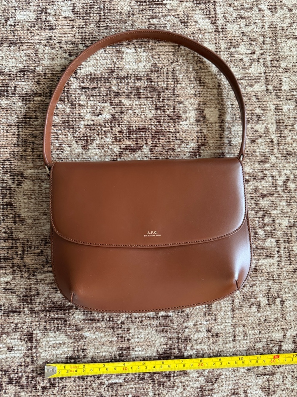 A.P.C. Sarah Tan Leather Shoulder Bag